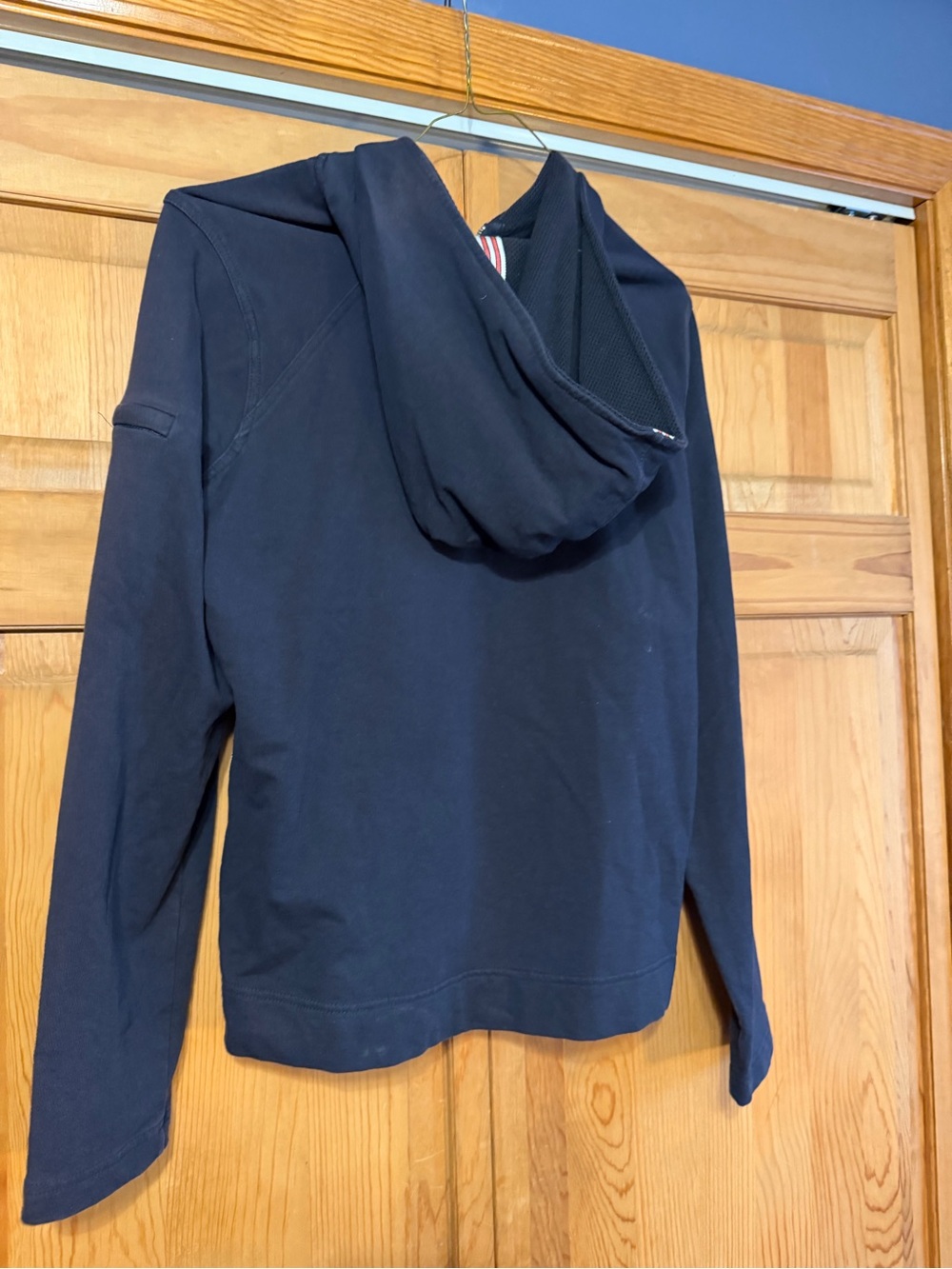 LOFT Navy Blue Zip-Up Hoodie - Picture 7 of 9